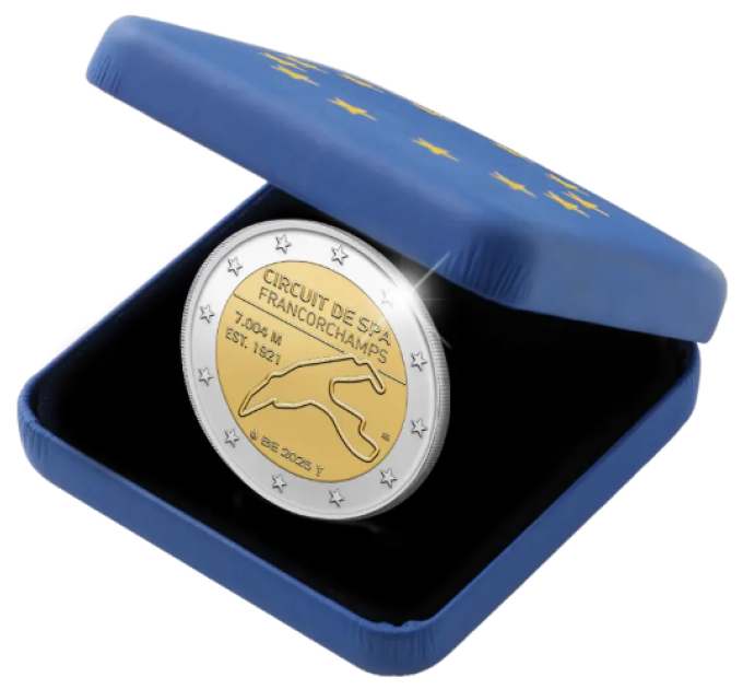 Belgien 2 Euro proof 2025 - Circuit de Spa-Francorchamps