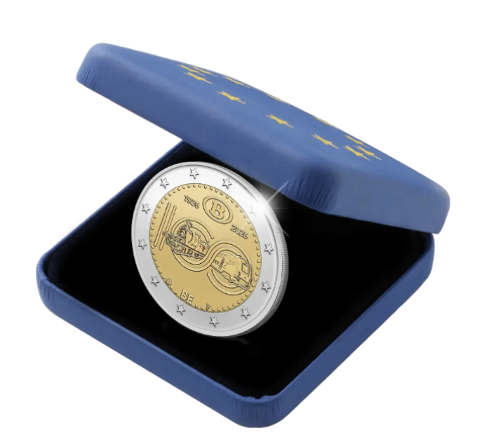 Belgien 2 Euro proof 2026 - 100 Jahre NMBS