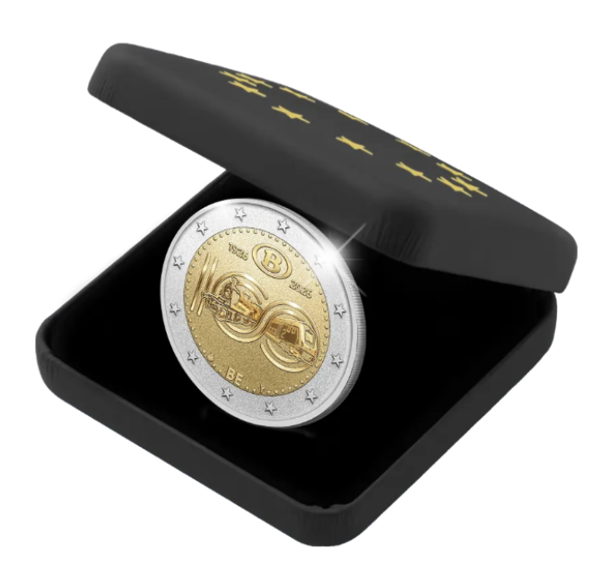 Belgien 2 Euro proof Reverse 2026 - 100 Jahre NMBS