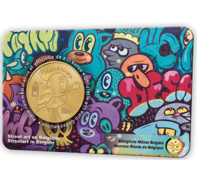 Belgien 2,5 euro BU 2025 - Straßenkunst in Belgien - FR
