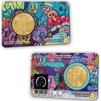 Belgien 2,5 euro BU 2025 - Straßenkunst in Belgien - NL+FR