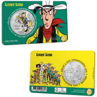 Belgien 5 euro BU 2024 - Lucky Luke - Farbe