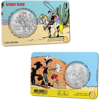 Belgien 5 euro BU 2024 - Lucky Luke - Relief