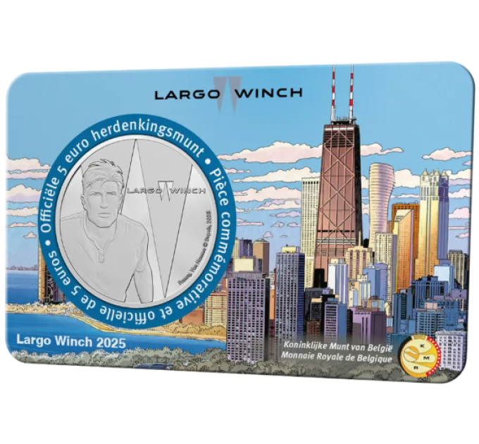 Belgien 5 euro BU 2025 - Largo Winch - Relief