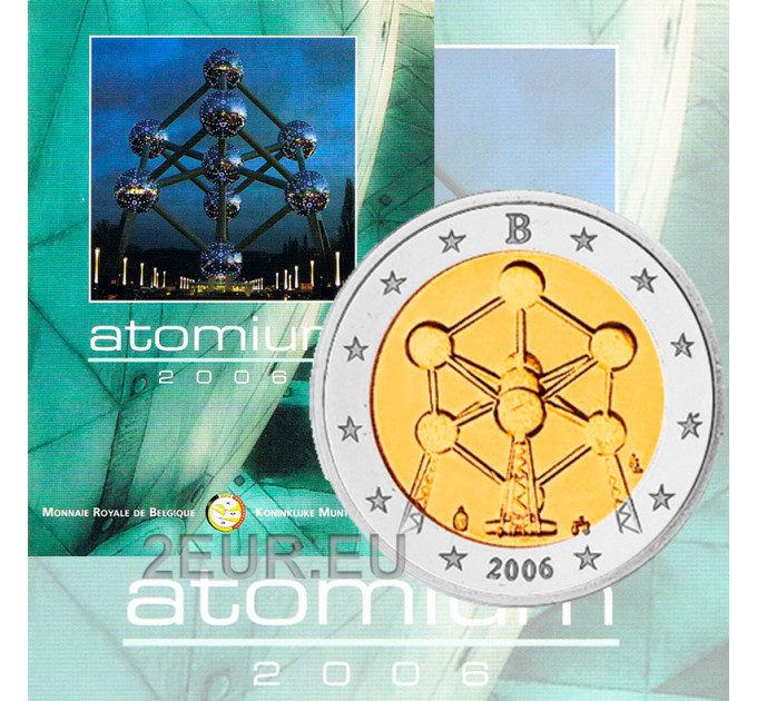 Belgien 2 euro BU 2006 - Atomium in Brüssel 