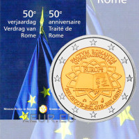 Belgien 2 Euro BU 2007 - Römische Verträge 
