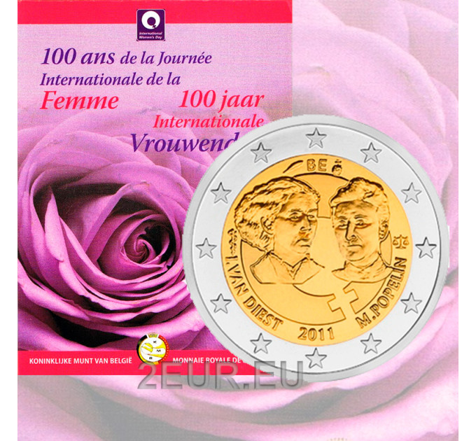 Belgien 2 Euro BU 2011 - Internationaler Frauentag 