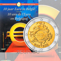 Belgien 2 Euro BU 2012 - 10 Jahre Euro-Bargeld 