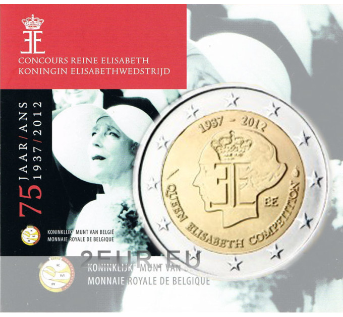 Belgien 2 Euro BU 2012 - 75. Jahrestag des Queen Elisabeth Music Contests 