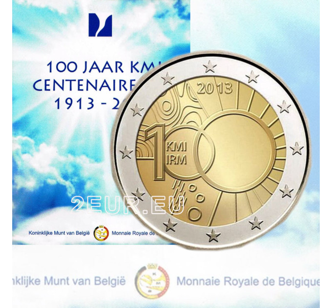Belgien 2 Euro BU 2013 - 100 Jahre Königliches Meteorologisches Institut 