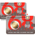 Belgien 2 euro BU 2018 - 50. Jahrestag Mai 1968 Ereignisse in Belgien - Studentenrevolte - NL+FR