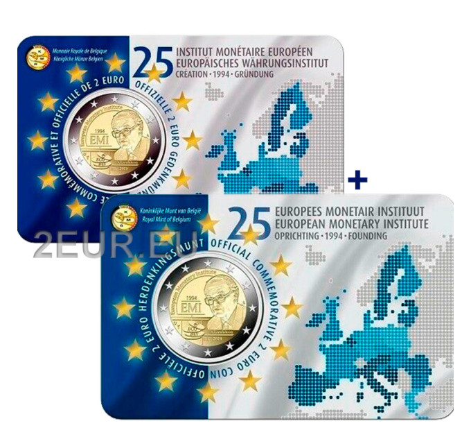 Belgien 2 euro BU 2019 - 25. Jahrestag des Europäischen Währungsinstituts - NL+FR 