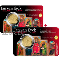 Belgien 2 Euro BU 2020 - Jan van Eyck - NL+FR