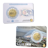 Belgien 2 Euro BU 2026 - 100 Jahre NMBS - FR + NL