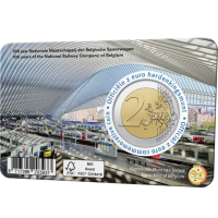 Belgien 2 Euro BU 2026 - 100 Jahre NMBS - FR