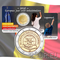 Belgien 2 Euro BU 2015 - Europäisches Jahr für Entwicklung - NL