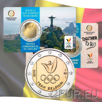 Belgien 2 euro BU 2016 - Olympische Sommerspiele Rio de Janeiro - FR