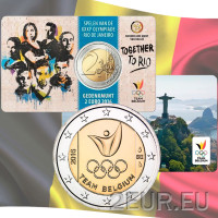 Belgien 2 Euro BU 2016 - Olympische Sommerspiele Rio de Janeiro - NL