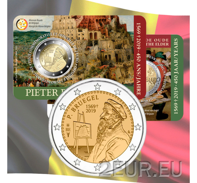 Belgien 2 euro BU 2019 - 450. Todestag von Pieter Bruegel dem Älteren - FR