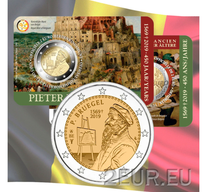 Belgien 2 euro BU 2019 - 450. Todestag von Pieter Bruegel dem Älteren - NL 