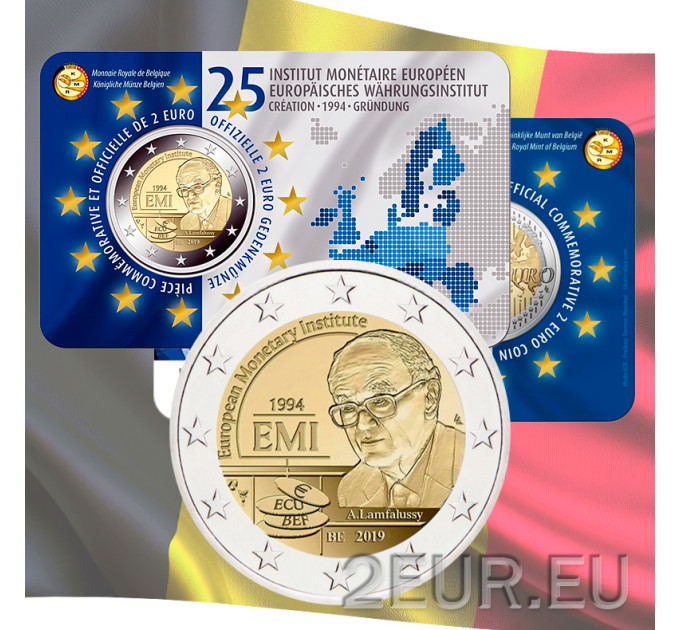Belgien 2 euro BU 2019 - 25. Jahrestag des Europäischen Währungsinstituts - FR