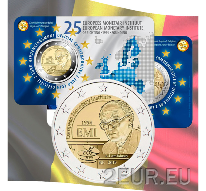 Belgien 2 euro BU 2019 - 25. Jahrestag des Europäischen Währungsinstituts - NL 