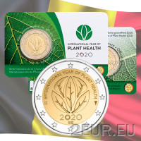 Belgien 2 euro BU 2020 - Internationales Jahr der Pflanzengesundheit - FR