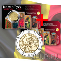 Belgien 2 Euro BU  2020 - Jan van Eyck - FR 