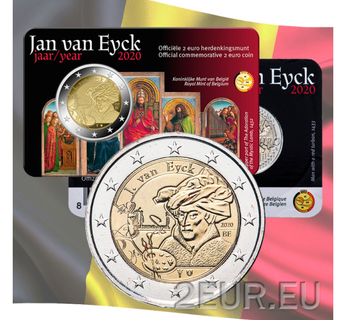 Belgien 2 Euro BU 2020 - Jan van Eyck - NL
