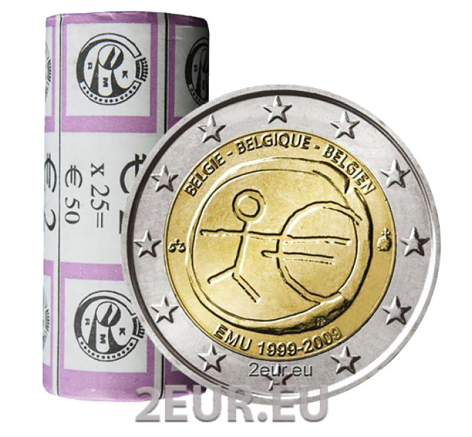 BELGIEN 2 EURO-ROLLE 2009 – EMU