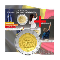 Belgien 2 euro BU 2015 - Europäisches Jahr für Entwicklung - NL+FR 