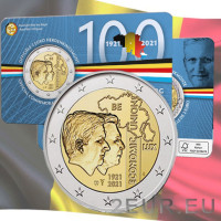 Belgien 2 Euro BU 2021 - 100. Jahrestag der Belgisch-Luxemburgischen Wirtschaftsunion (BLEU) - NL
