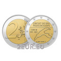 Belgien 2 Euro UNC 2025 - Rennstrecke Spa-Francorchamps
