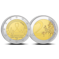 Belgien 2 Euro UNC 2024 - Krebsbekämpfung