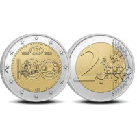 Belgien 2 Euro UNC 2026 - 100 Jahre NMBS