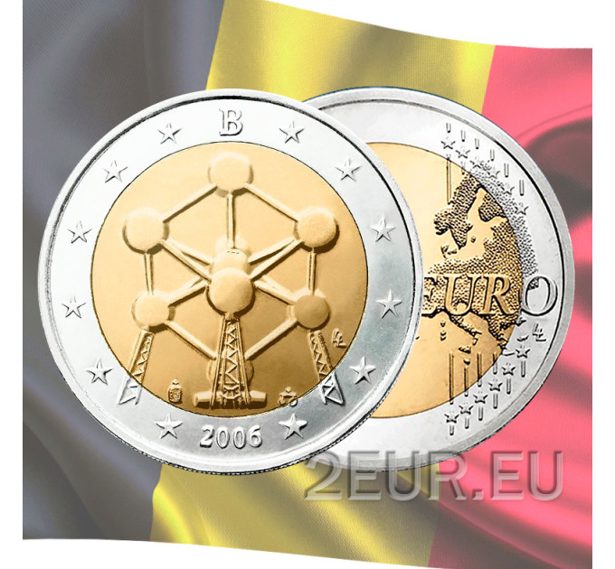 Belgien 2 euro UNC 2006 - Atomium in Brüssel 