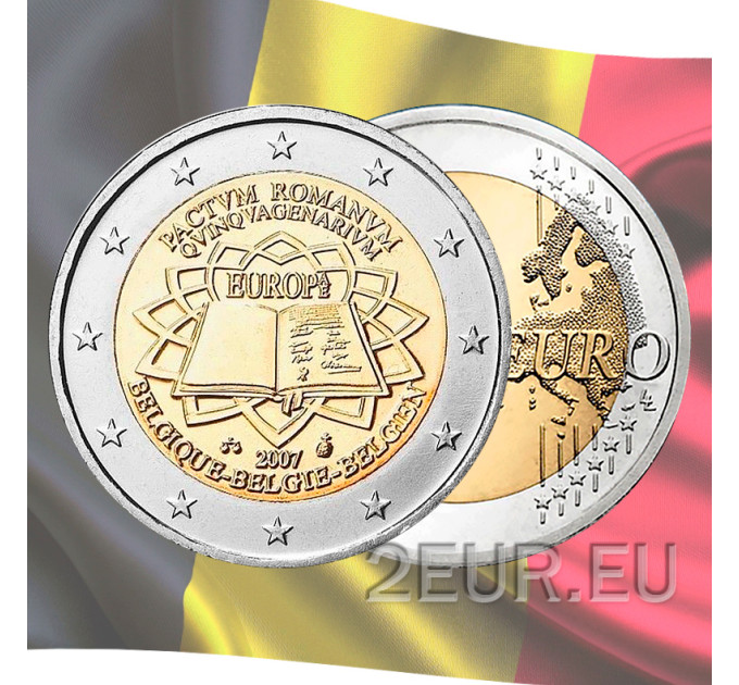 Belgien 2 euro UNC 2007 - Römische Verträge 