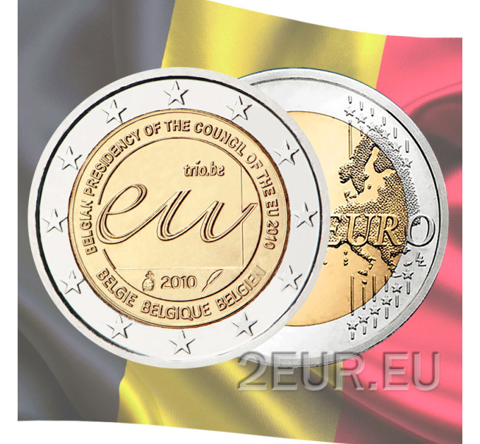 Belgien 2 euro UNC 2010 - EU Präsidentschaft 