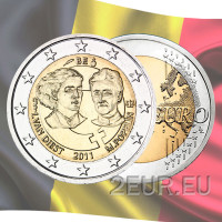 Belgien 2 euro UNC 2011 - 100 Jahre Internationaler Frauentag 