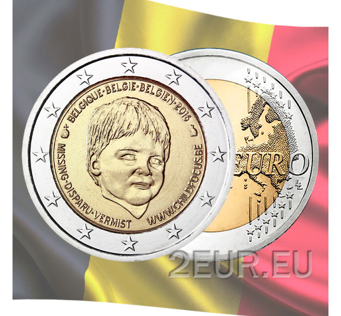 Belgien 2 euro UNC 2016 - Kinderfokus 