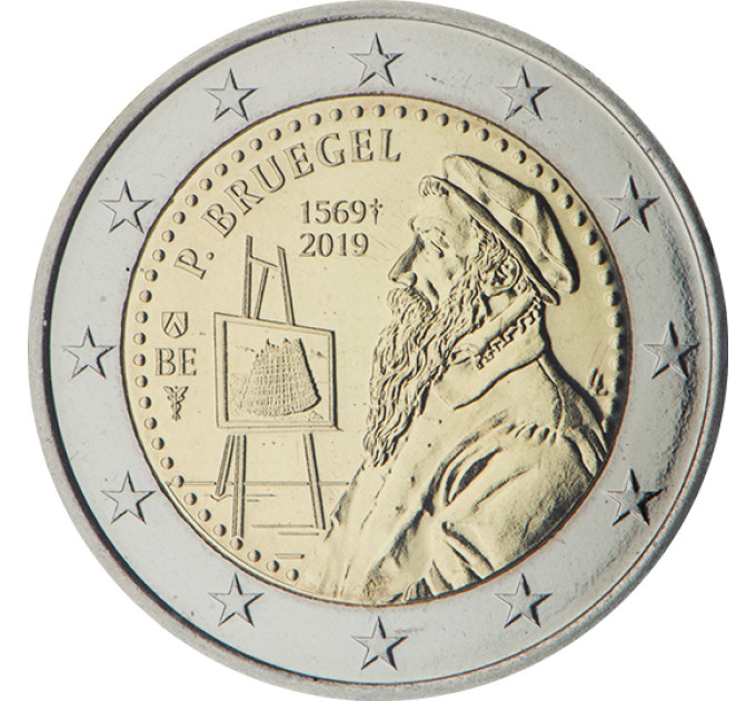 Belgien 2 euro UNC 2019 - 450. Todestag von Pieter Bruegel dem Älteren 