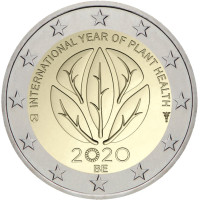 Belgien 2 euro UNC 2020 - Internationales Jahr der Pflanzengesundheit 