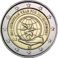 Belgien 2 euro UNC 2015 - Europäisches Jahr für Entwicklung  
