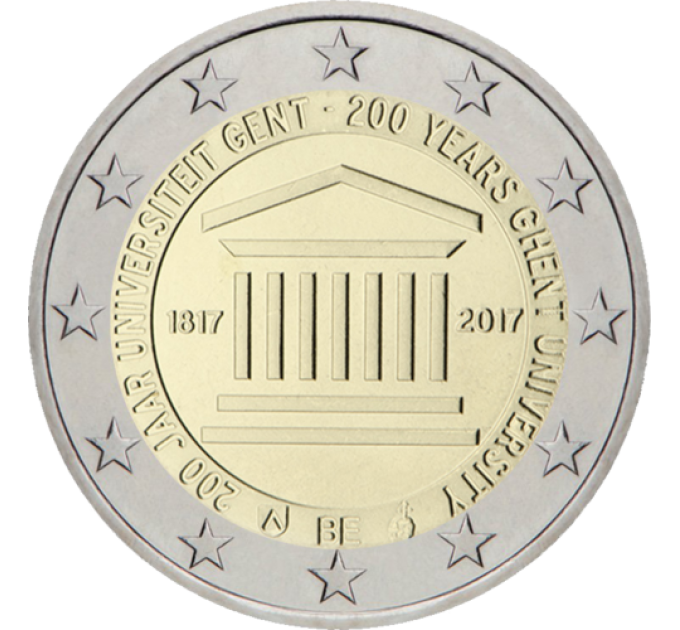 Belgien 2 euro UNC 2017-2 - Jahre Universität Gent 