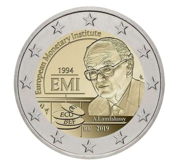 Belgien 2 euro UNC 2019 - 25. Jahrestag des Europäischen Währungsinstituts 