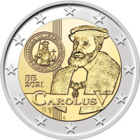 Belgien 2 euro UNC 2021 - 500 Jahre Karl V 