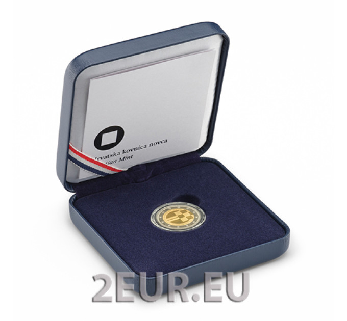 Kroatien 2 euro PROOF 2023 - Die Einführung des Euro als offizielle Währung Kroatiens