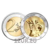 Kroatien 2 euro UNC 2025 - 1100. Jahrestag des kroatischen Königreichs und der Krönung von König Tomislav