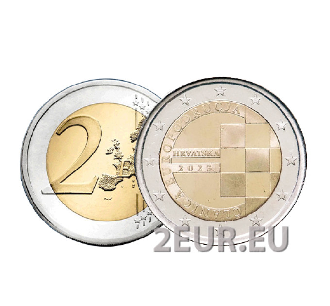 Kroatien 2 euro UNC 2023 - Die Einführung des Euro als offizielle Währung Kroatiens