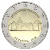 Kroatien 2 euro UNC 2024 - Altstadt von Varazdin